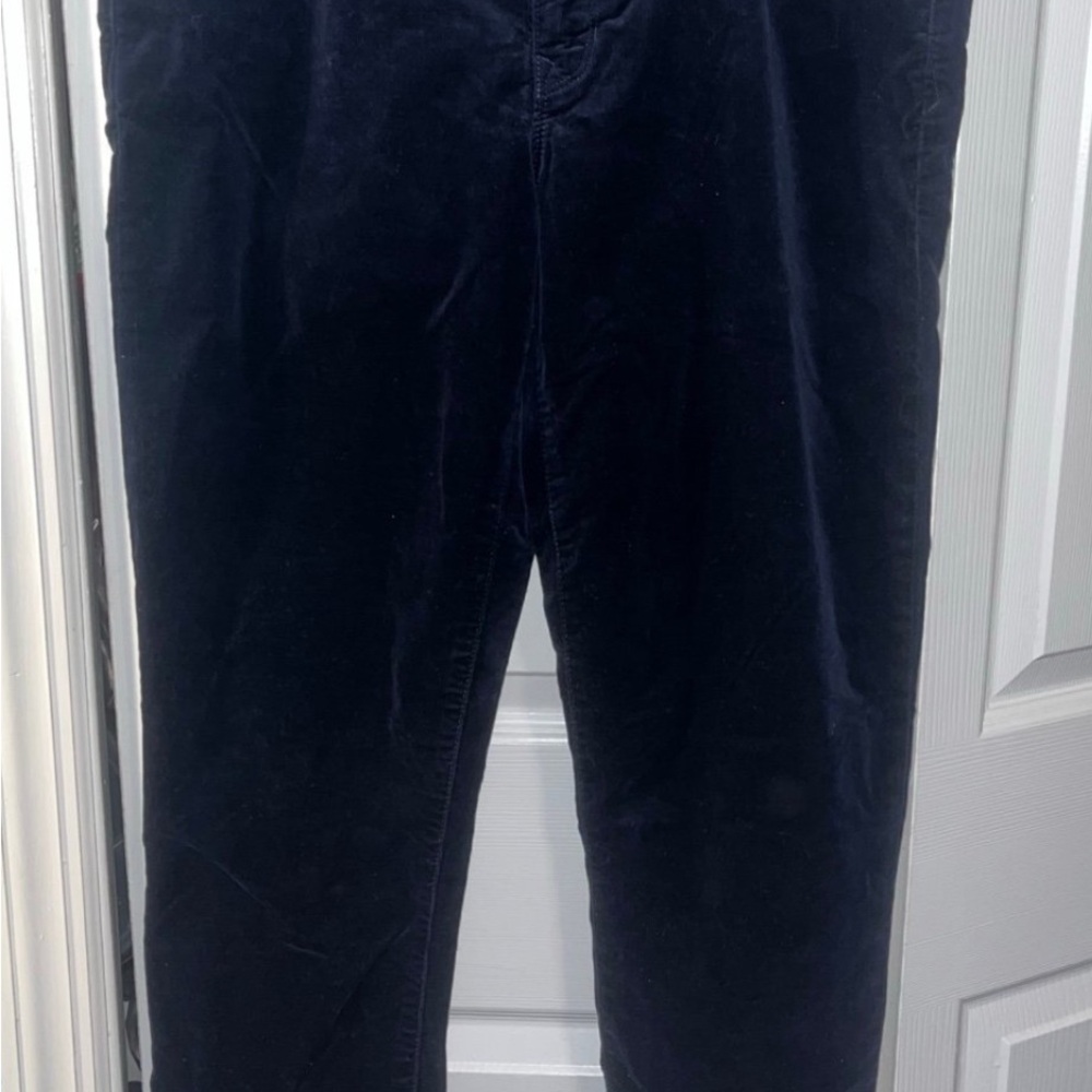 Women’s Navy Velour Pants